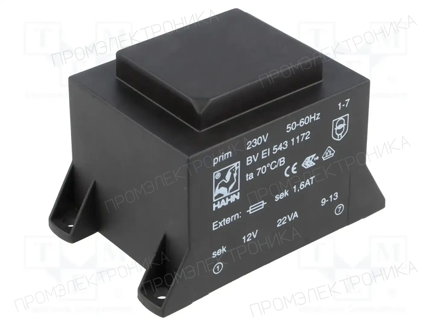 HAHN BV EI 543 1172 — Трансформаторы PCB