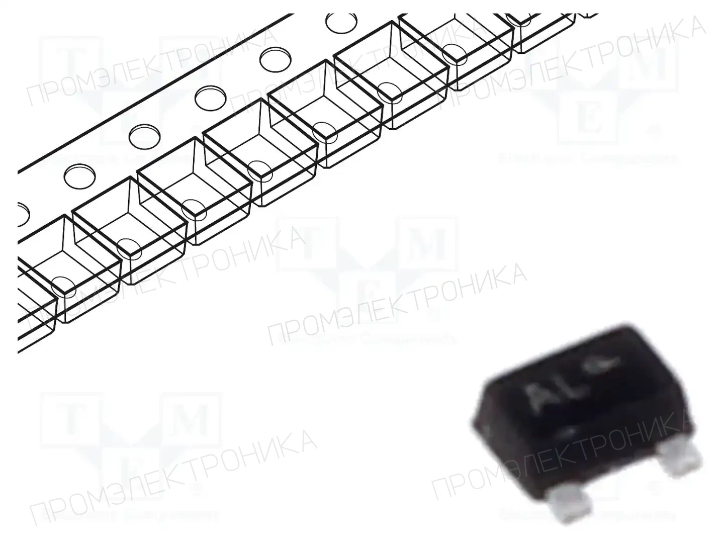 onsemi BAV70M3T5G — Универсальные диоды SMD