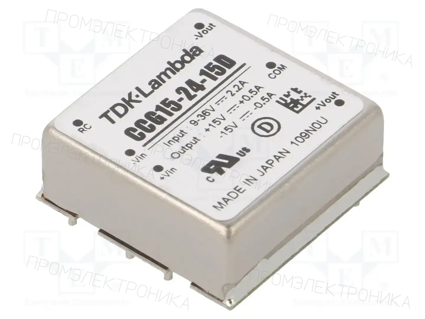 TDK-LAMBDA CCG15-24-15D — Преобразователи DC/DC