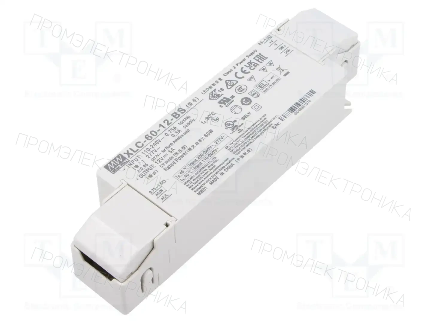 MEAN WELL XLC-60-12-BS — Блоки питания для LED