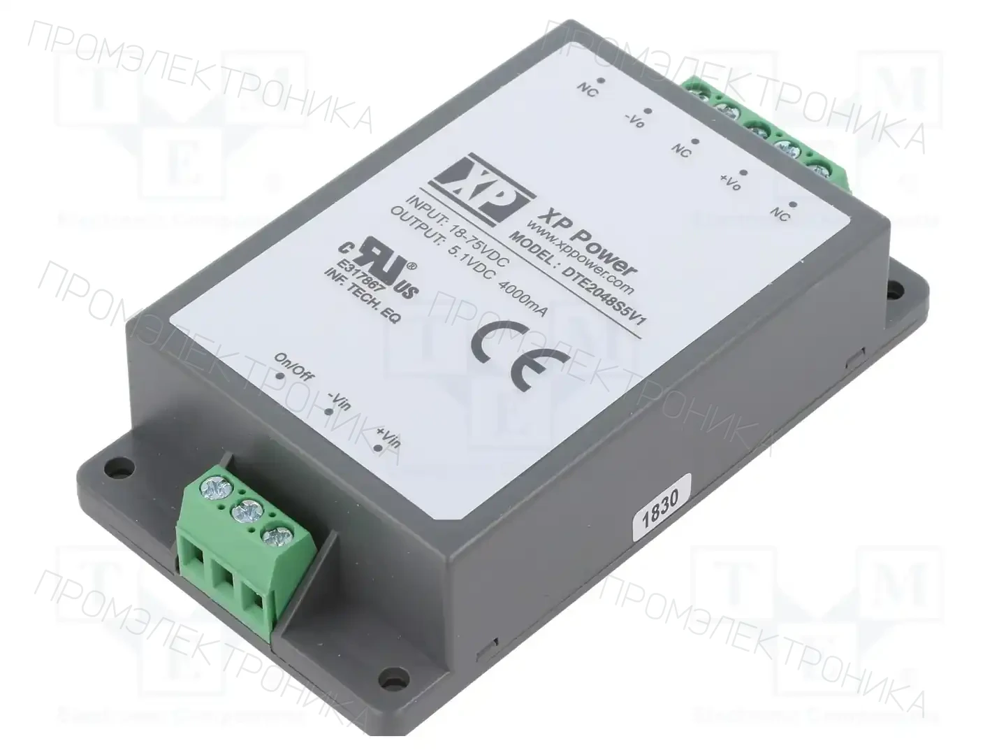 XP POWER DTE2048S5V1 — Преобразователи DC/DC