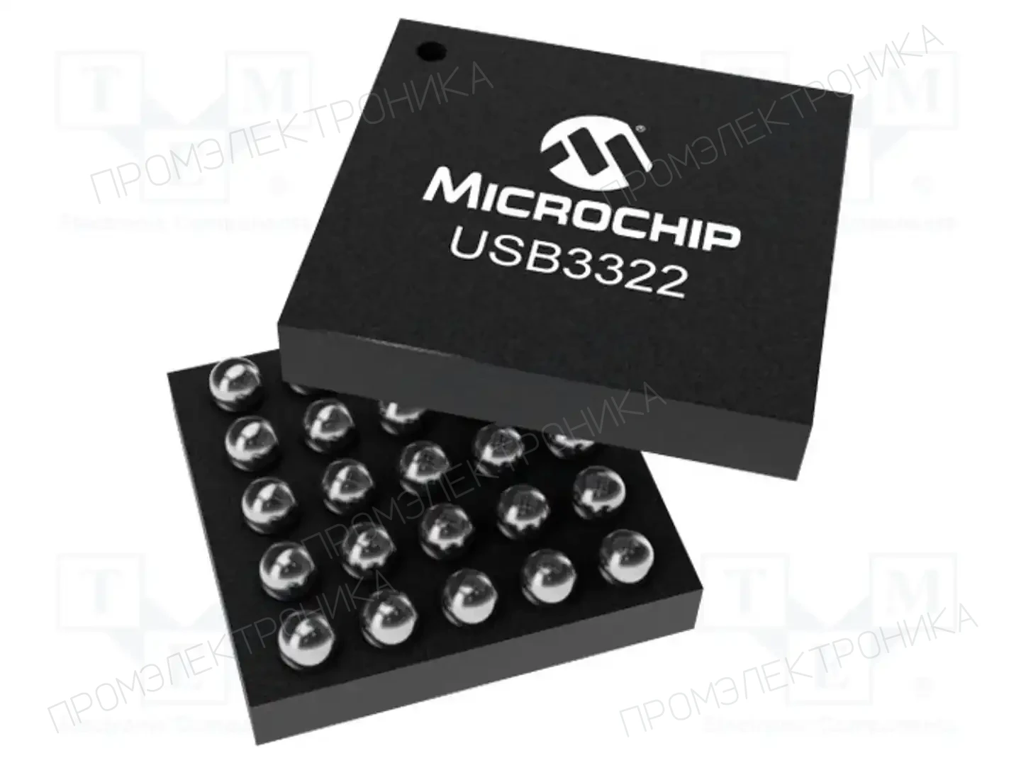 Microchip Technology USB3322C-GL-TR — Микросхемы - интерфейсы осталь