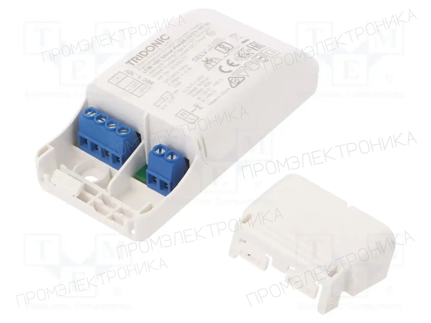 TRIDONIC LCBI 10W 500MA PHASE-CUT/1-10V SR — Блоки питания для LED