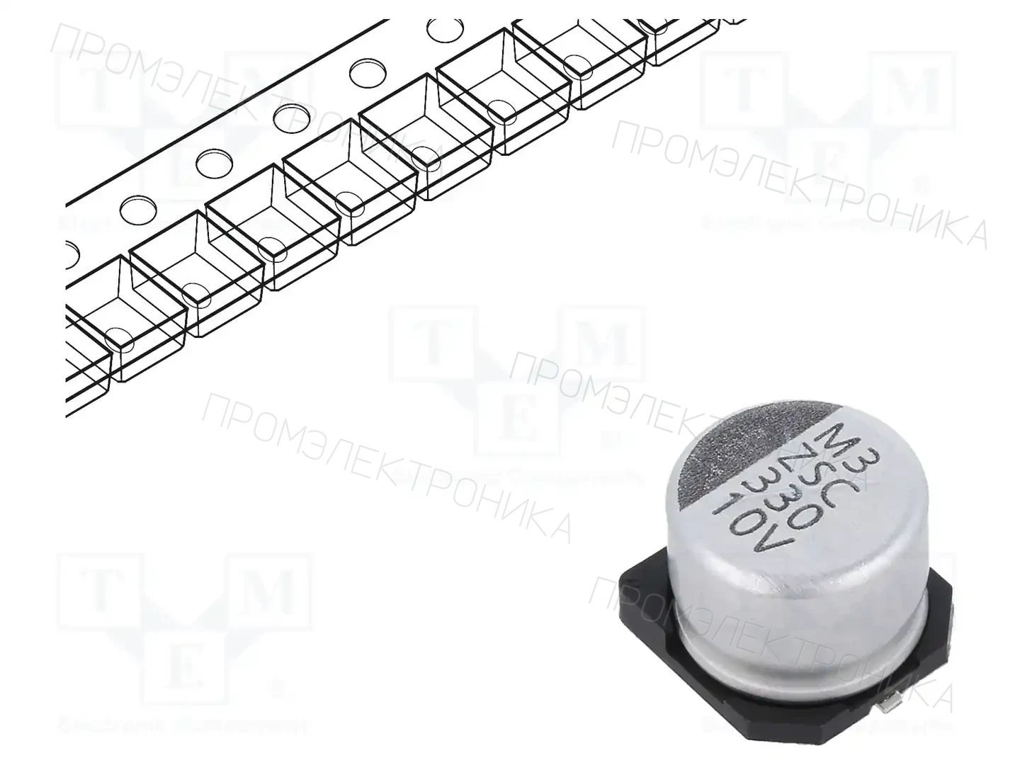 VISHAY ZSC00XM3311AARL — Конденсаторы электролитические SMD
