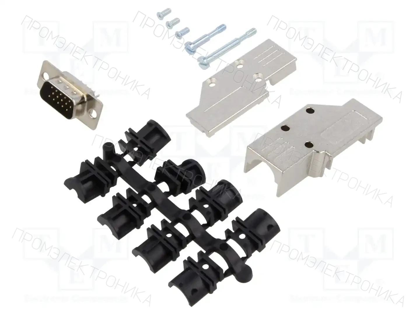 MH CONNECTORS MHDCMR9HD15MS-K — Штекеры и гнезда D-Sub