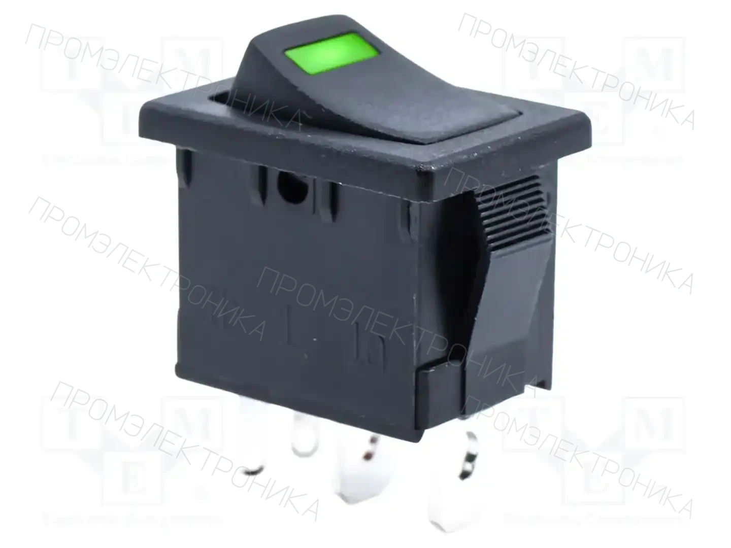 E-SWITCH R1966ABLKBLKEFGRN — Переключатели типа Rocker