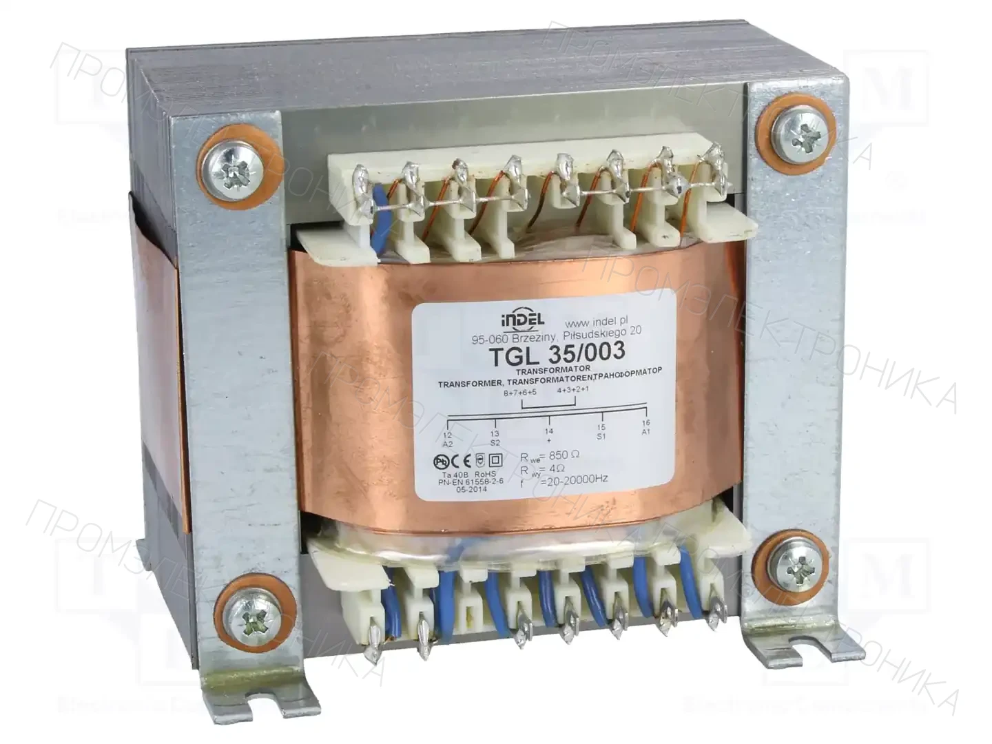 INDEL TGL 35/003 — Трансформаторы с креплением