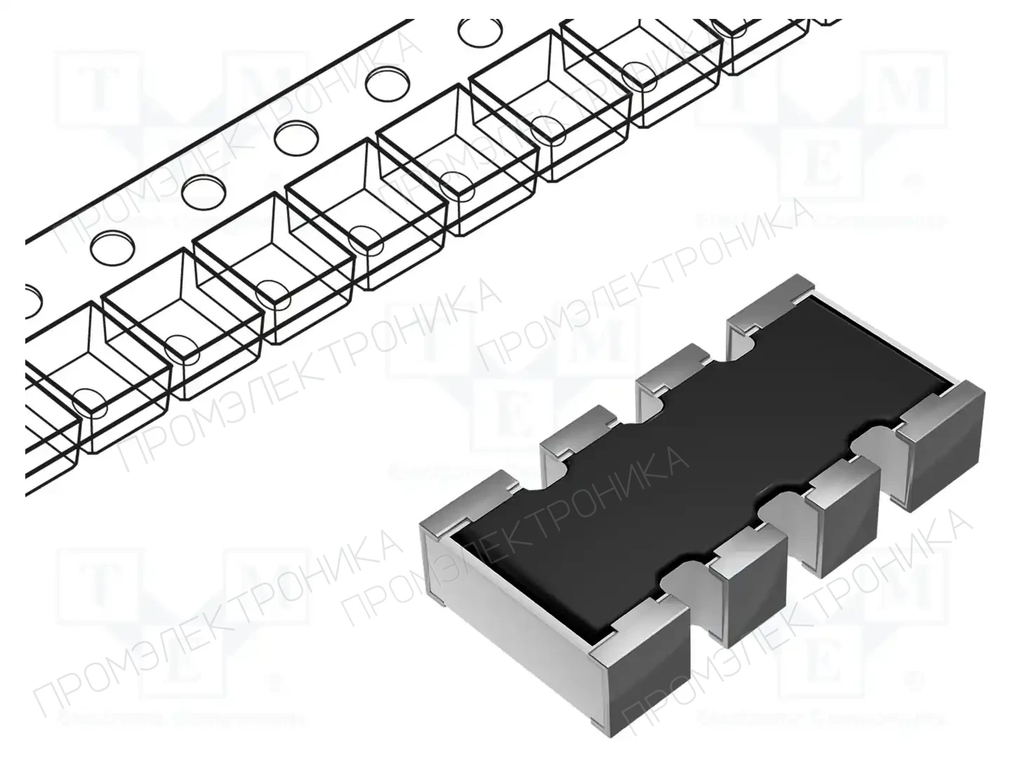 YAGEO AC0201JR-070RL — Резисторы SMD