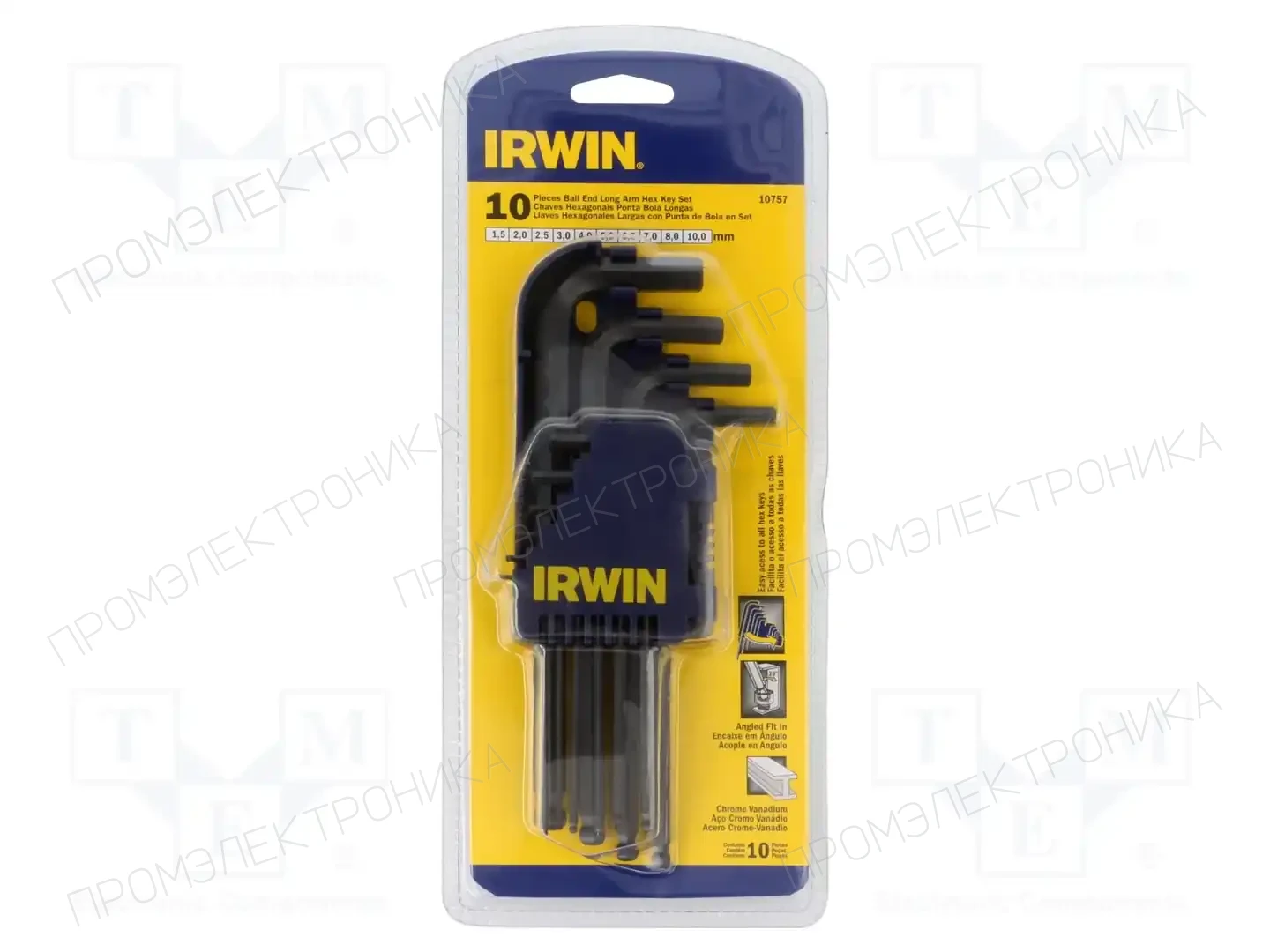 IRWIN T10757 — Шестигранные и звездообразные ключи