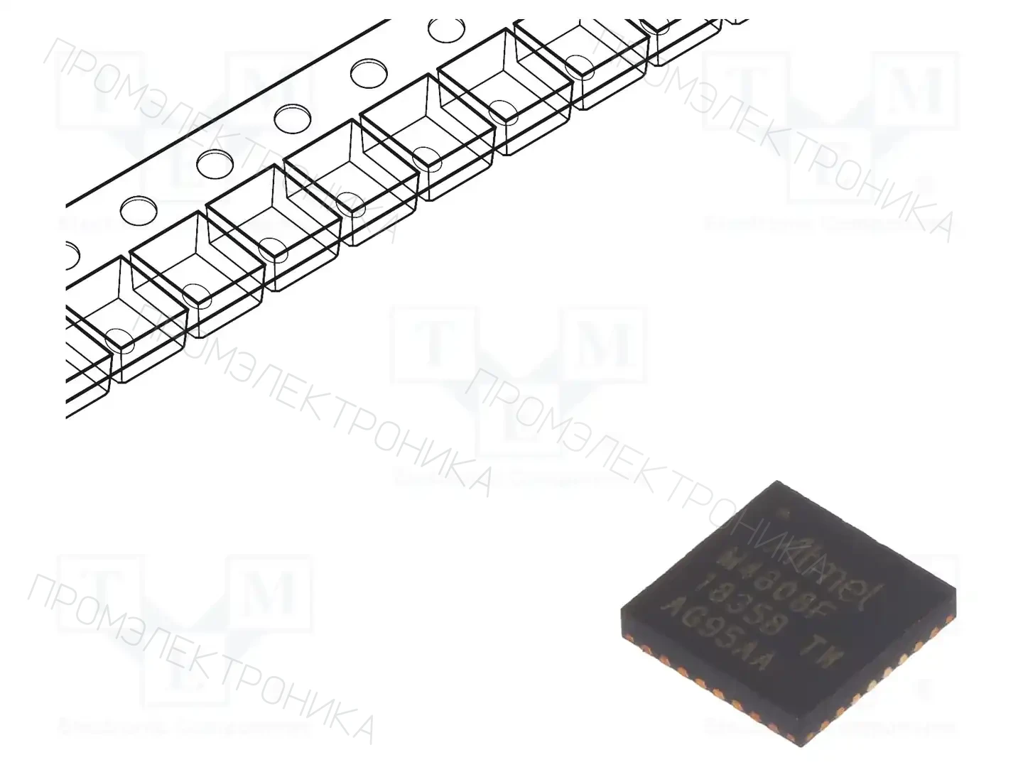 Microchip Technology ATMEGA4808-MFR — Линейка AVR 8-bit