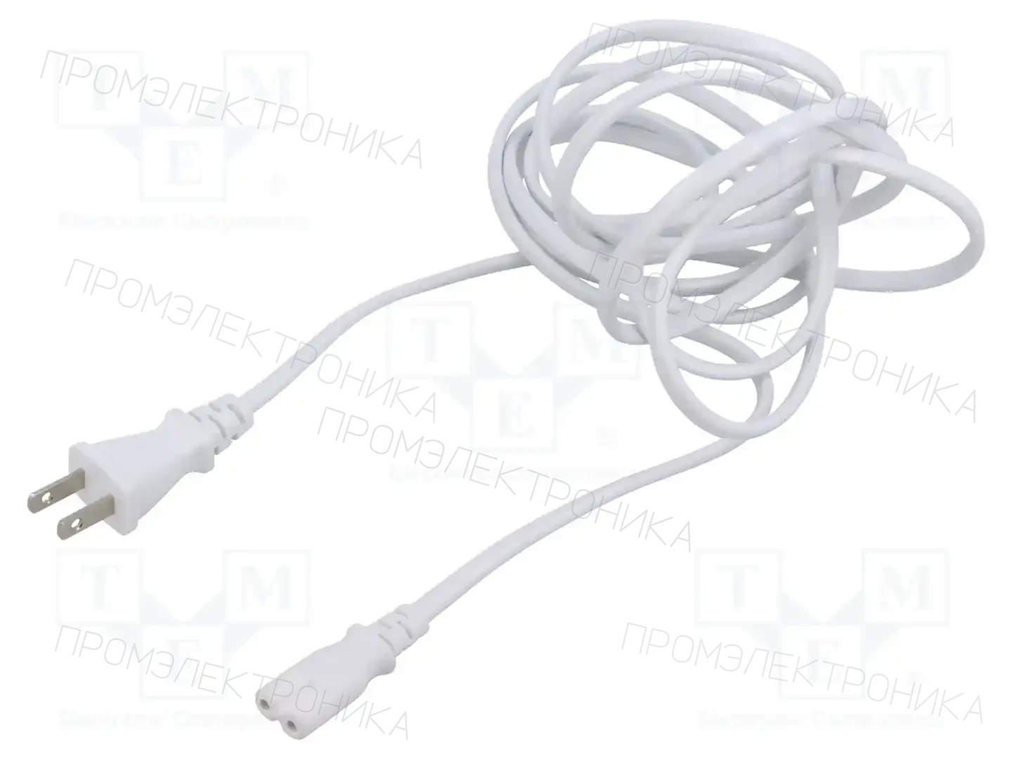 LIAN DUNG LT-819+537B VCTFK 2X0.75 3M WHT — Кабели питания компьютерные и универс