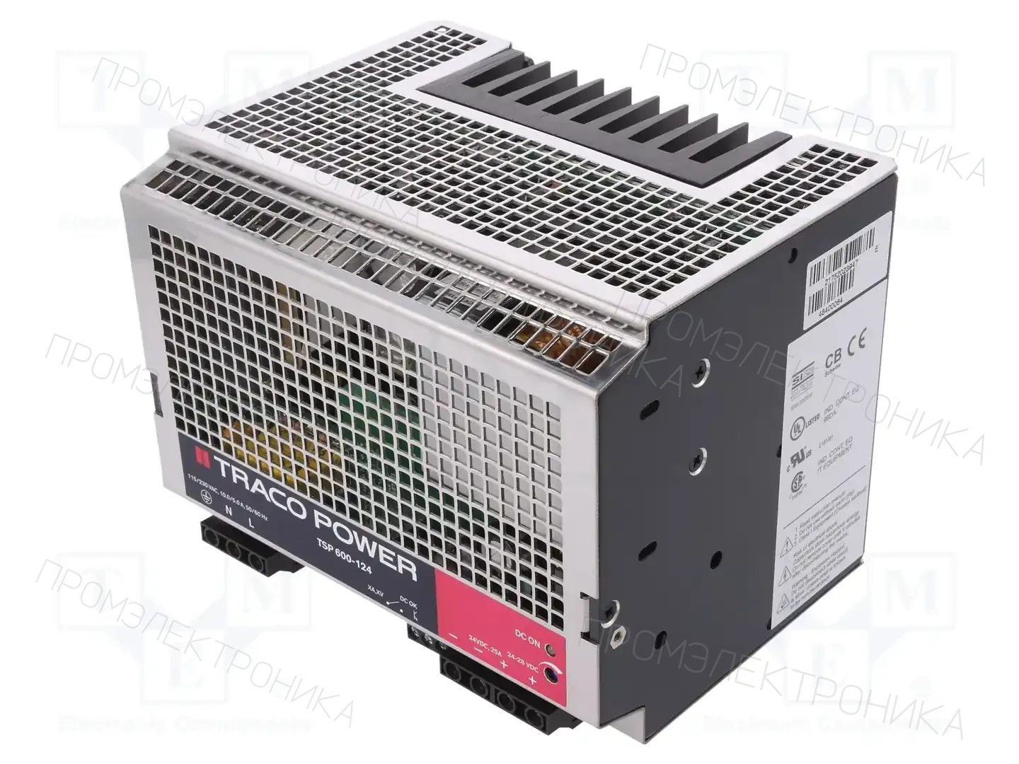 TRACO POWER TSP 600-124 — Блоки питания на DIN-рейку