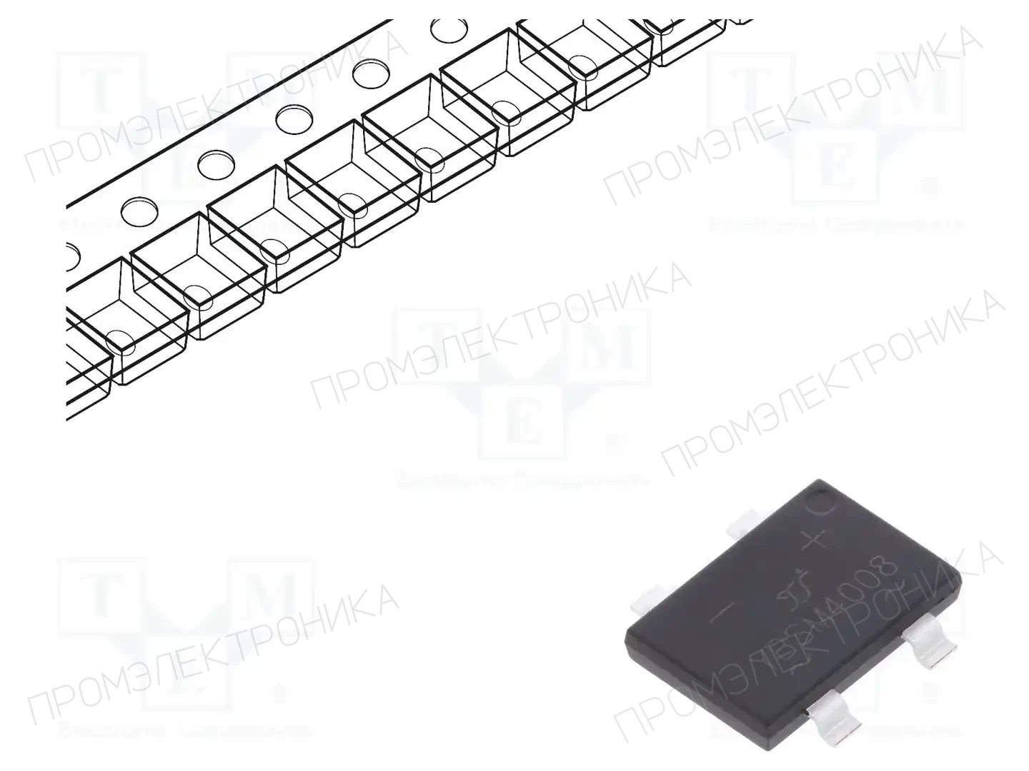 YANGJIE TECHNOLOGY YBSM4008 — Однофазные мосты диодные SMD/THT