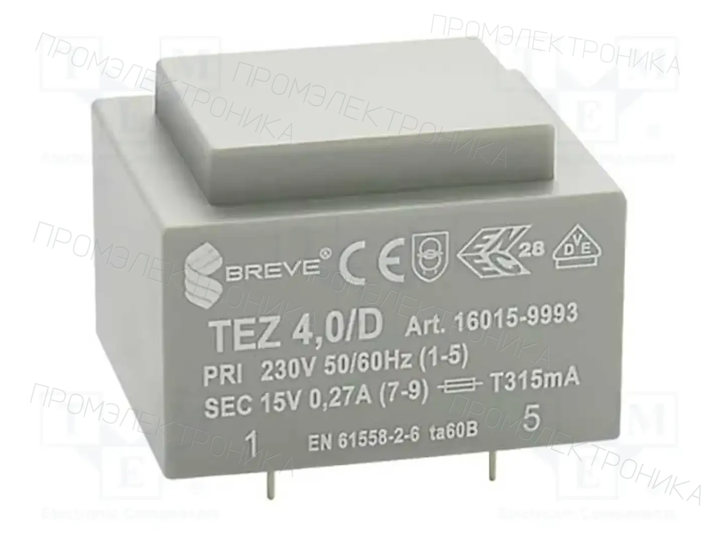 BREVE TUFVASSONS 16015-9993 — Трансформаторы PCB