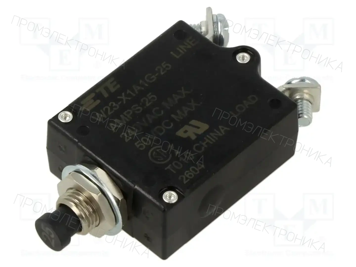 TE Connectivity W23-X1A1G-25 — Выключатели максимального тока