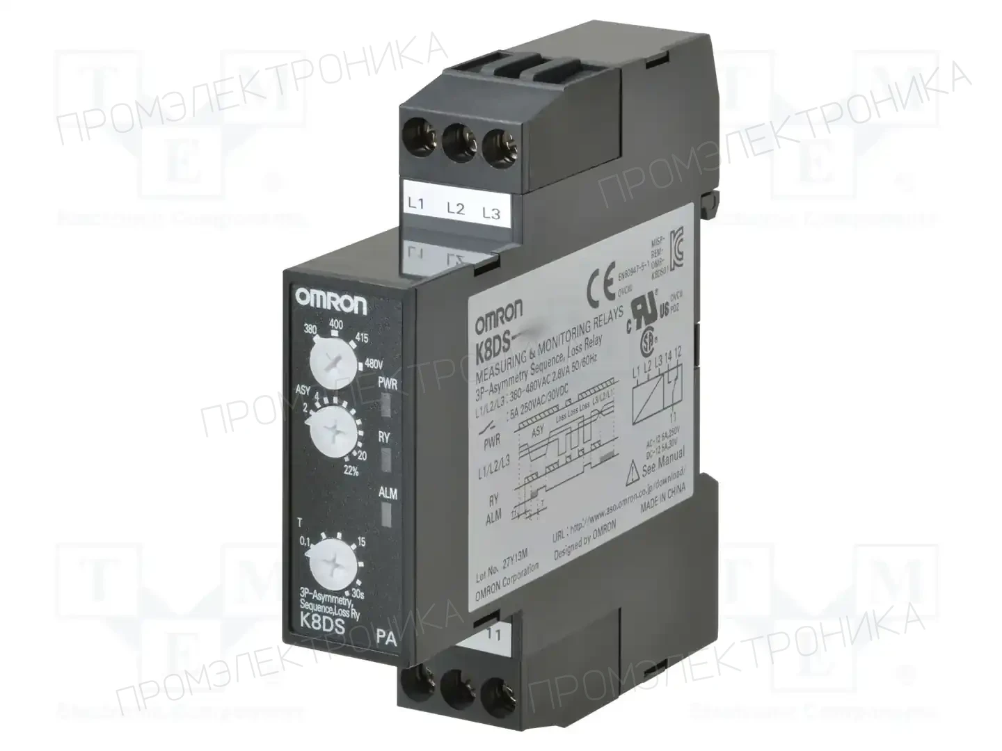 OMRON K8DS-PA1 — Контрольные реле