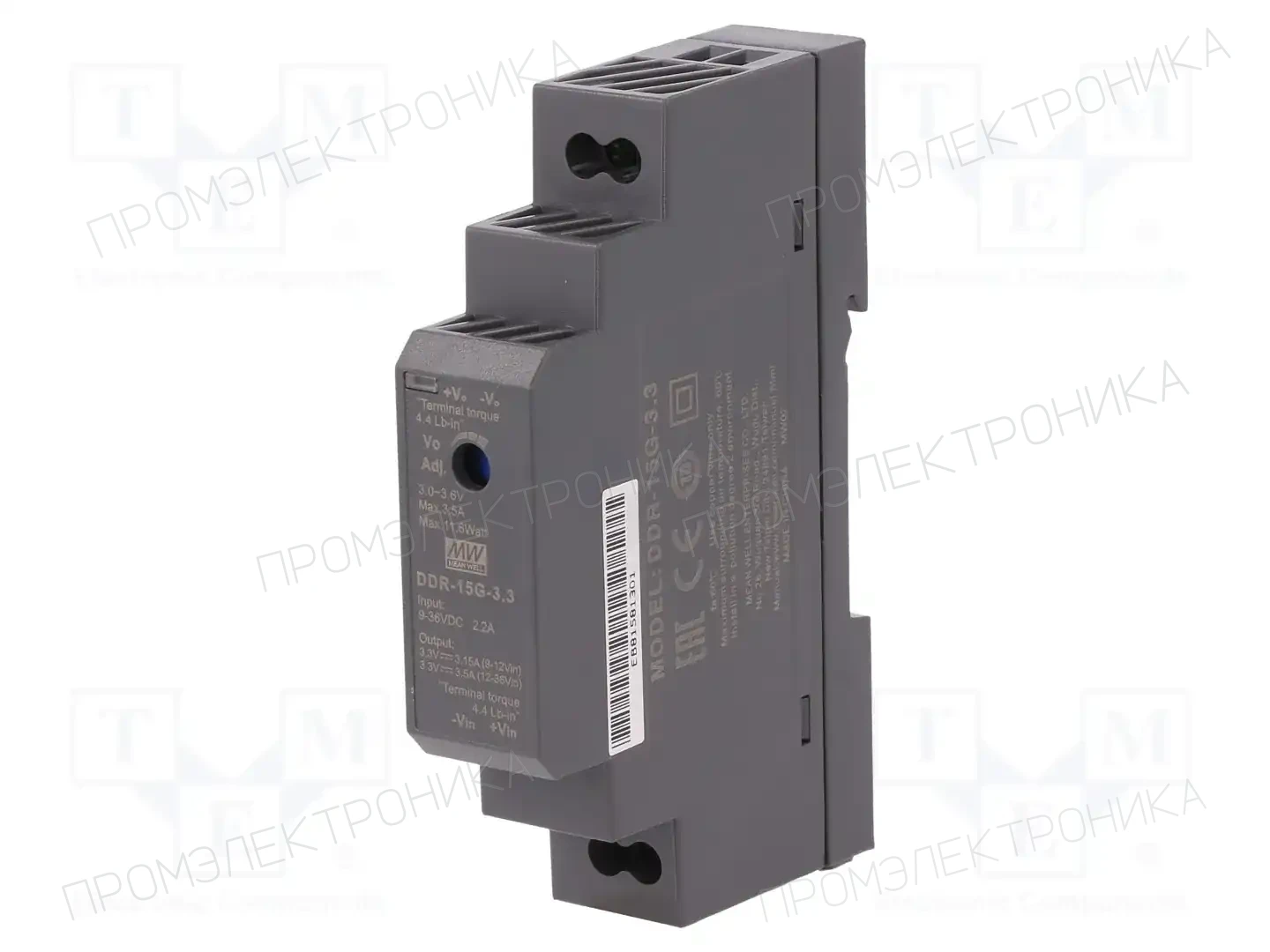 MEAN WELL DDR-15G-3.3 — Преобразователи DC/DC