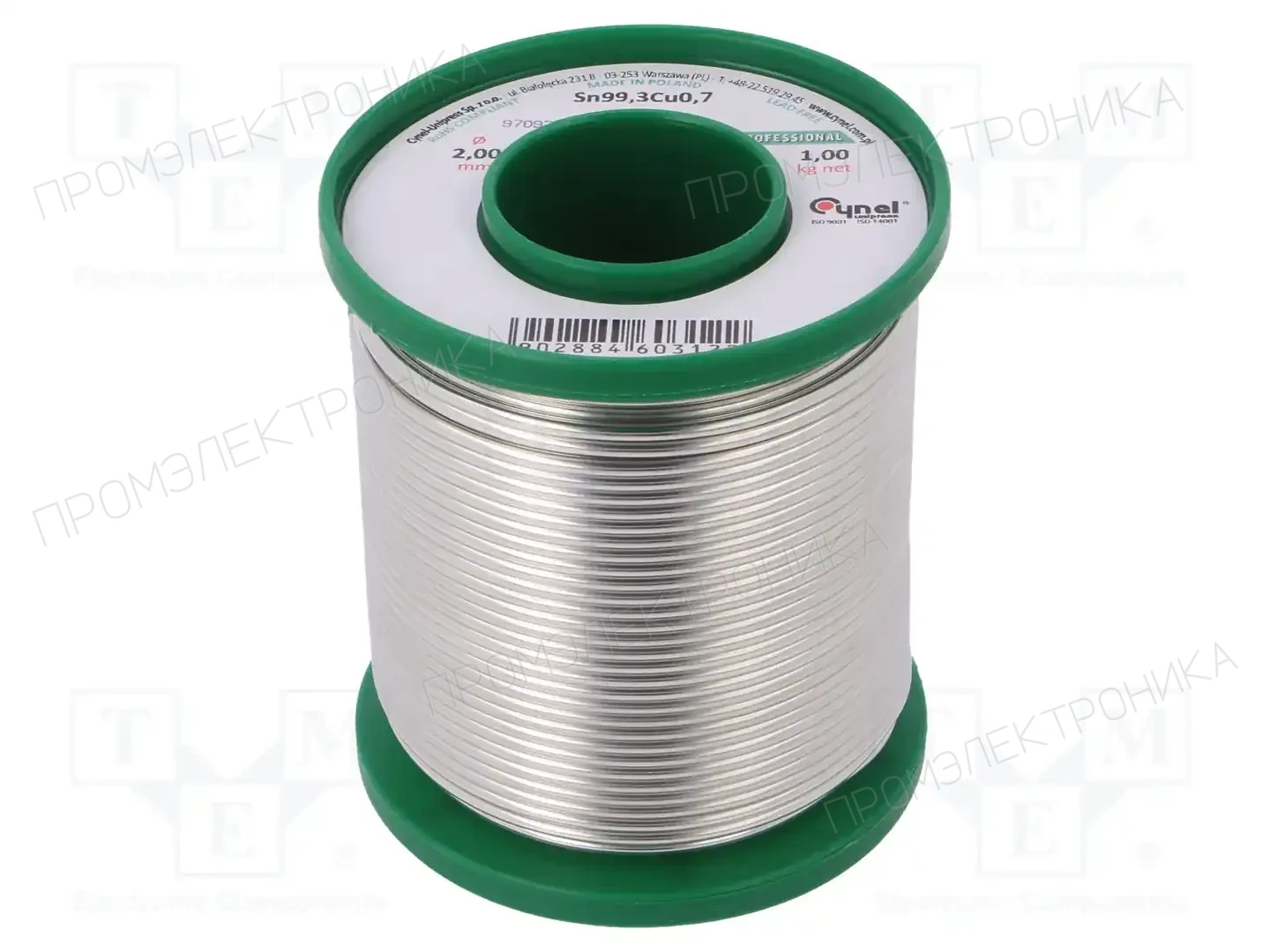 CYNEL SN99,3CU0,7-BT 2.00 1KG — Паяльные провода бессвинцовые