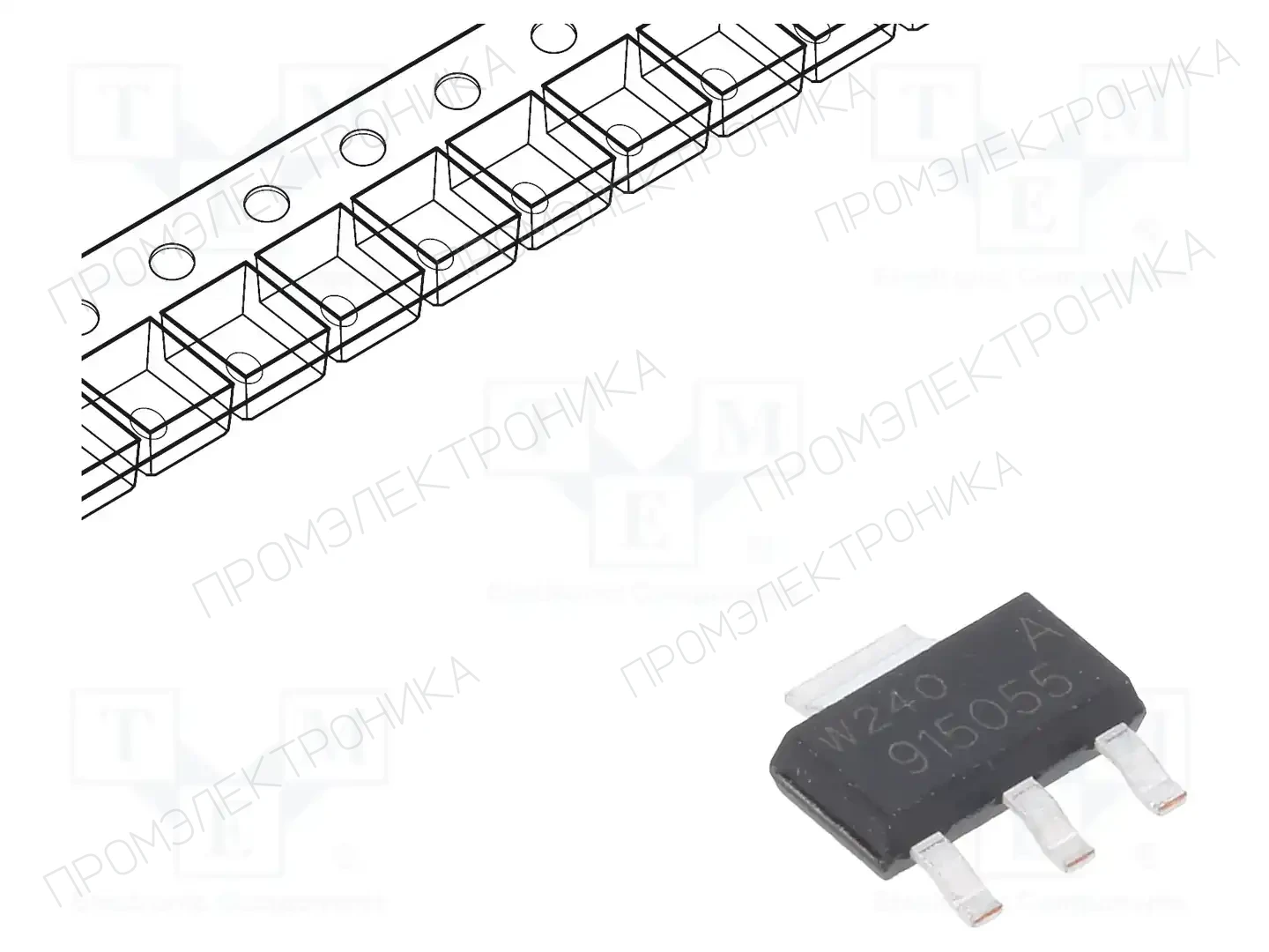 NEXPERIA BUK98150-55A/CUF — Транзисторы с каналом N SMD