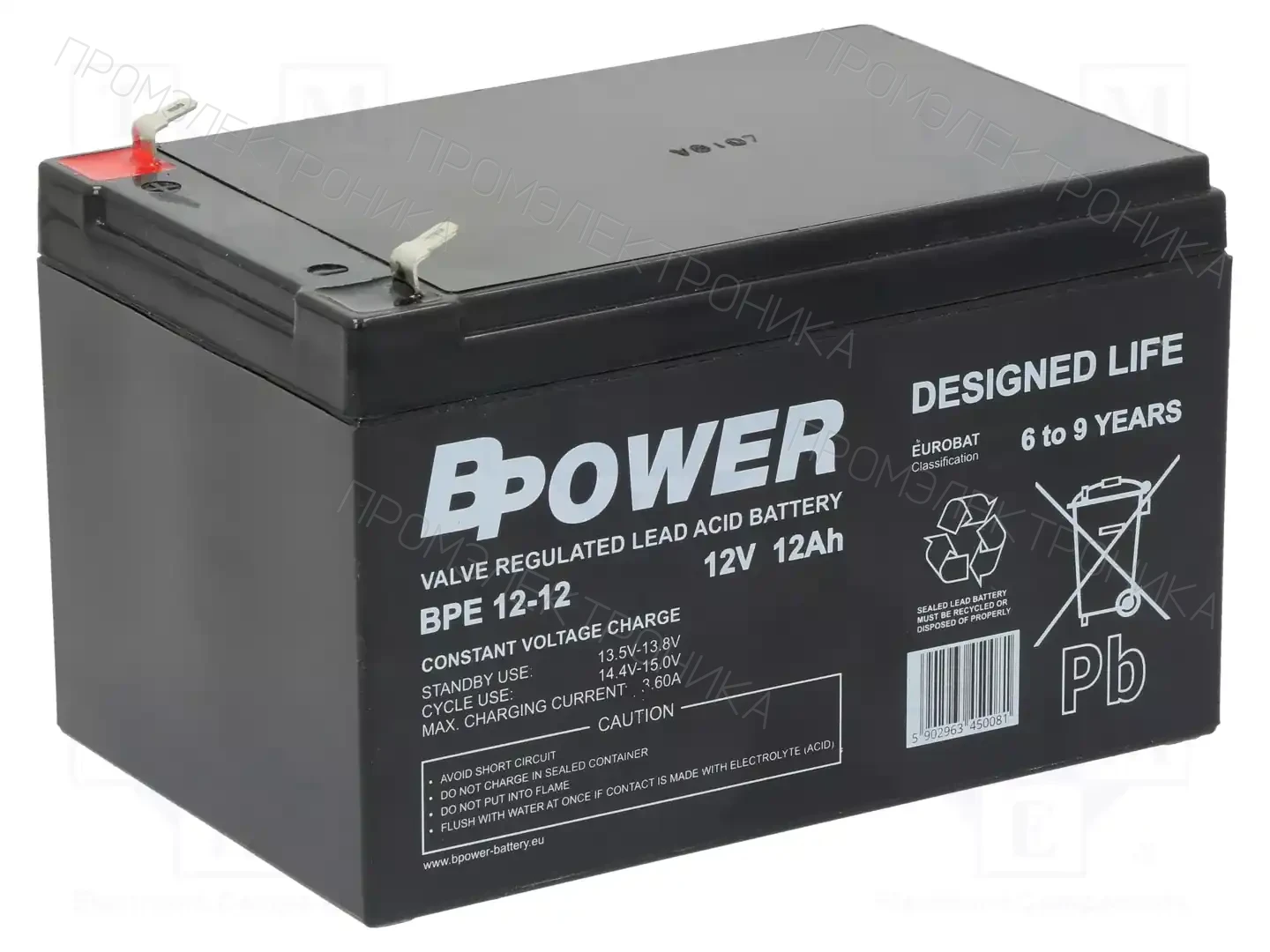 BPOWER BPE 12-12 T1 — Аккумуляторы кислотные