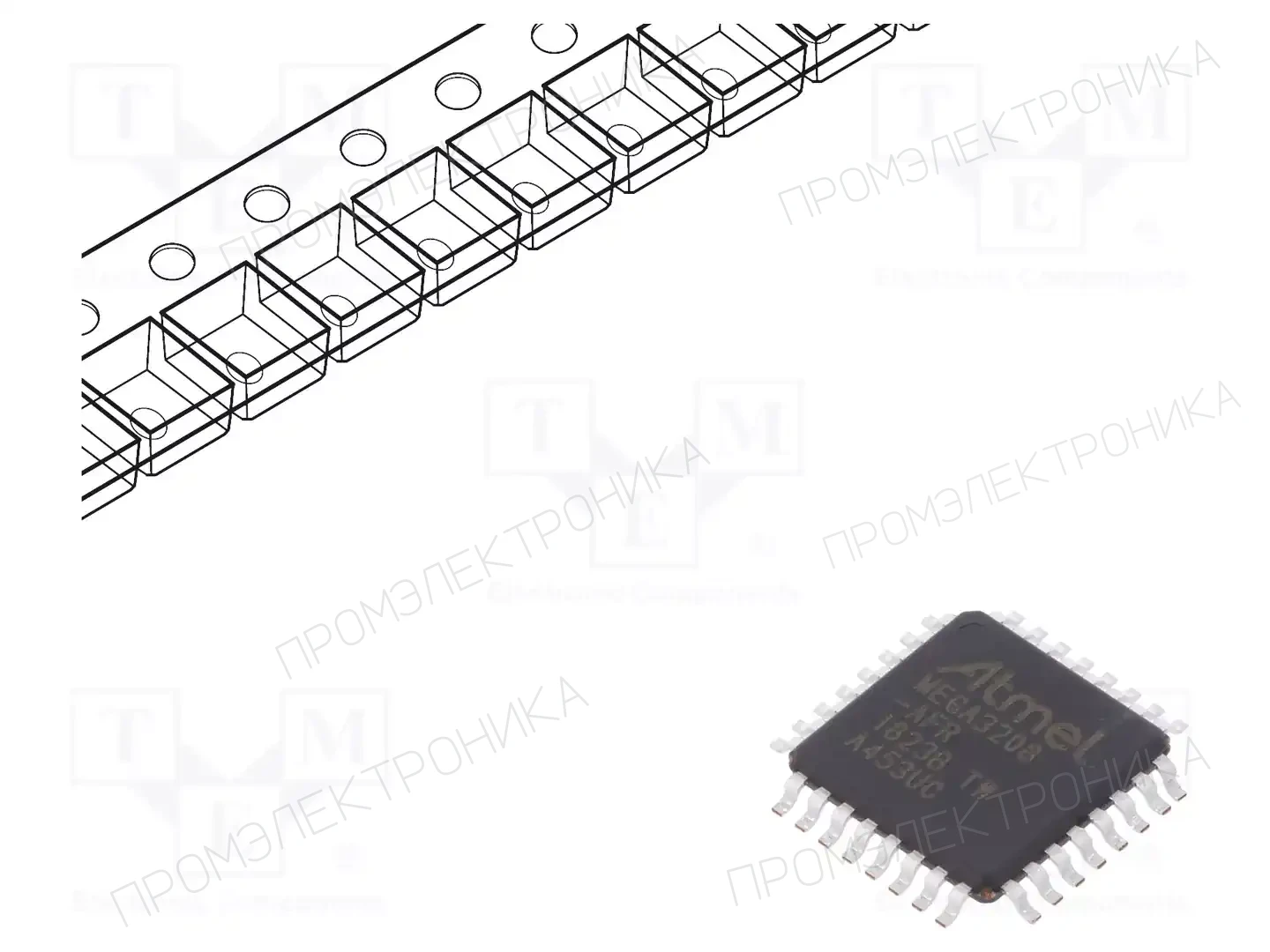 Microchip Technology ATMEGA3208-AFR — Линейка AVR 8-bit