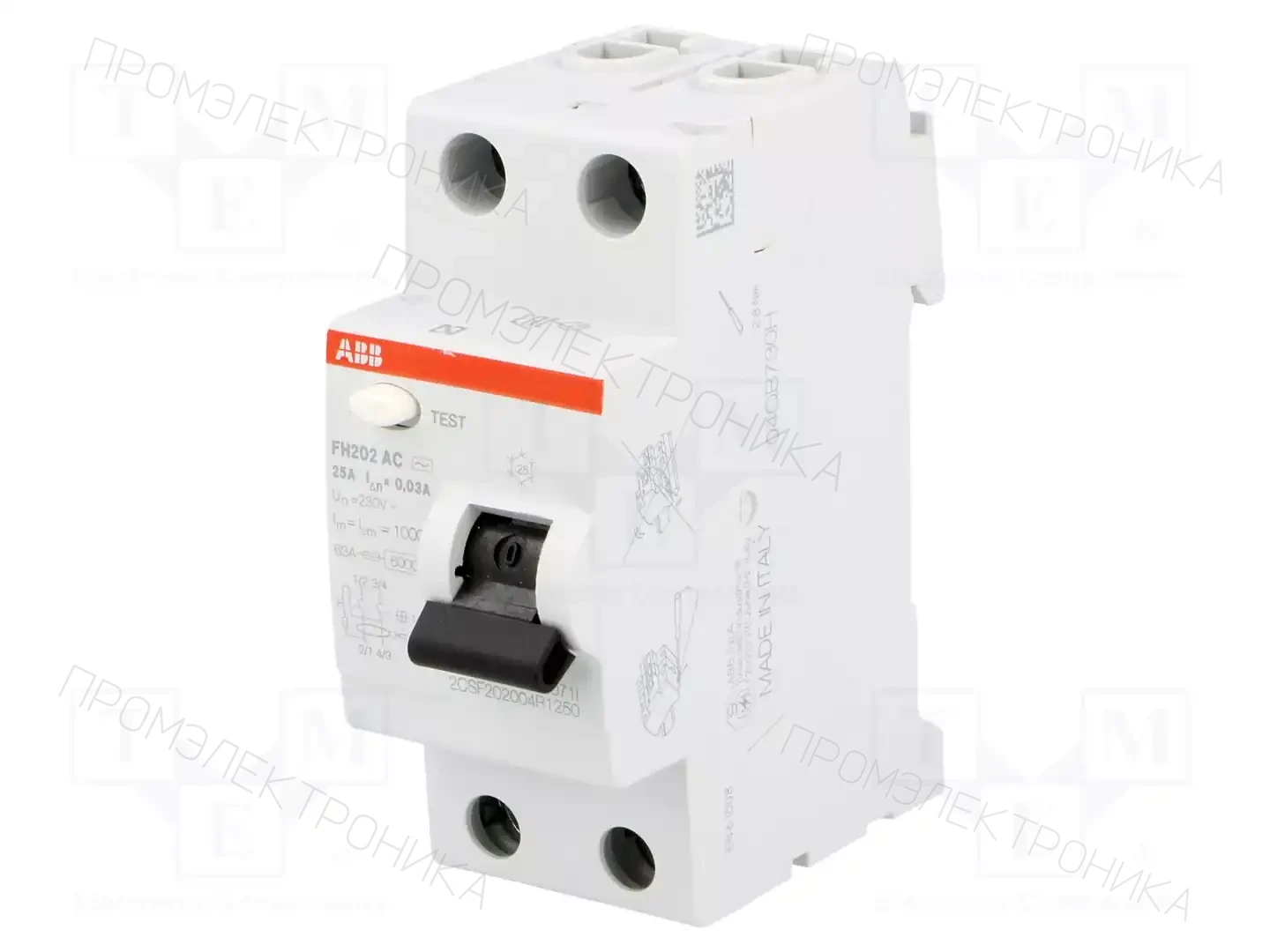ABB 2CSF202002R1250 — Дифференциальные выключатели