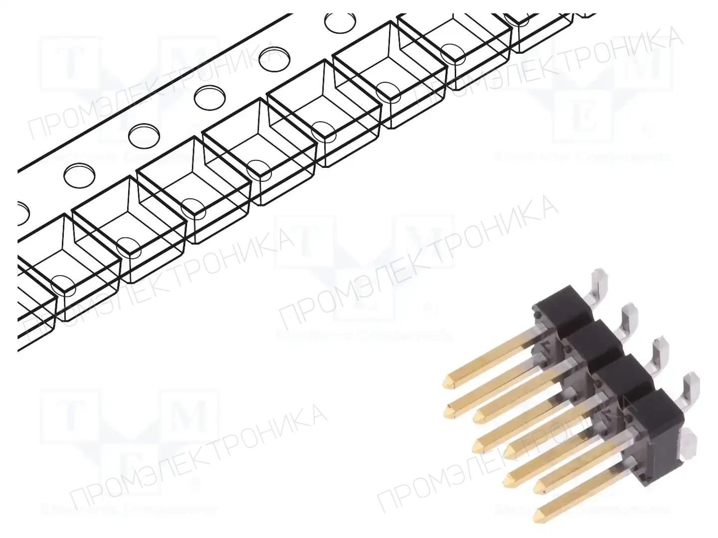 AMPHENOL COMMUNICATIONS SOLUTIONS 95278-801A08LF — Штекерные планки и гнезда