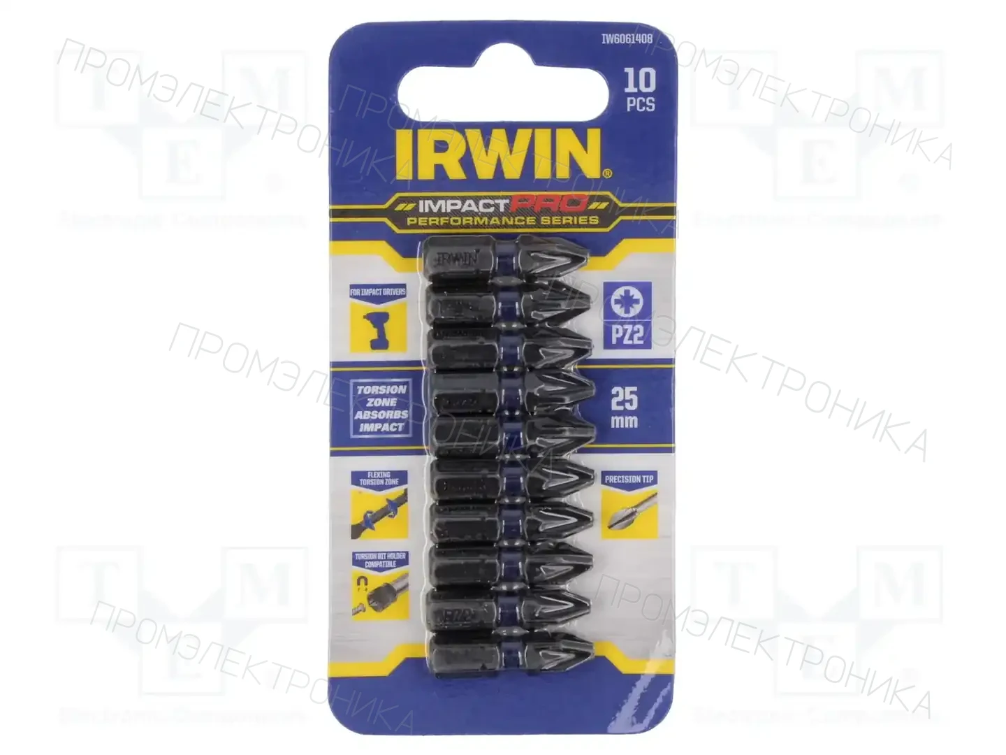 IRWIN IW6061408 — Наконечники для отверток