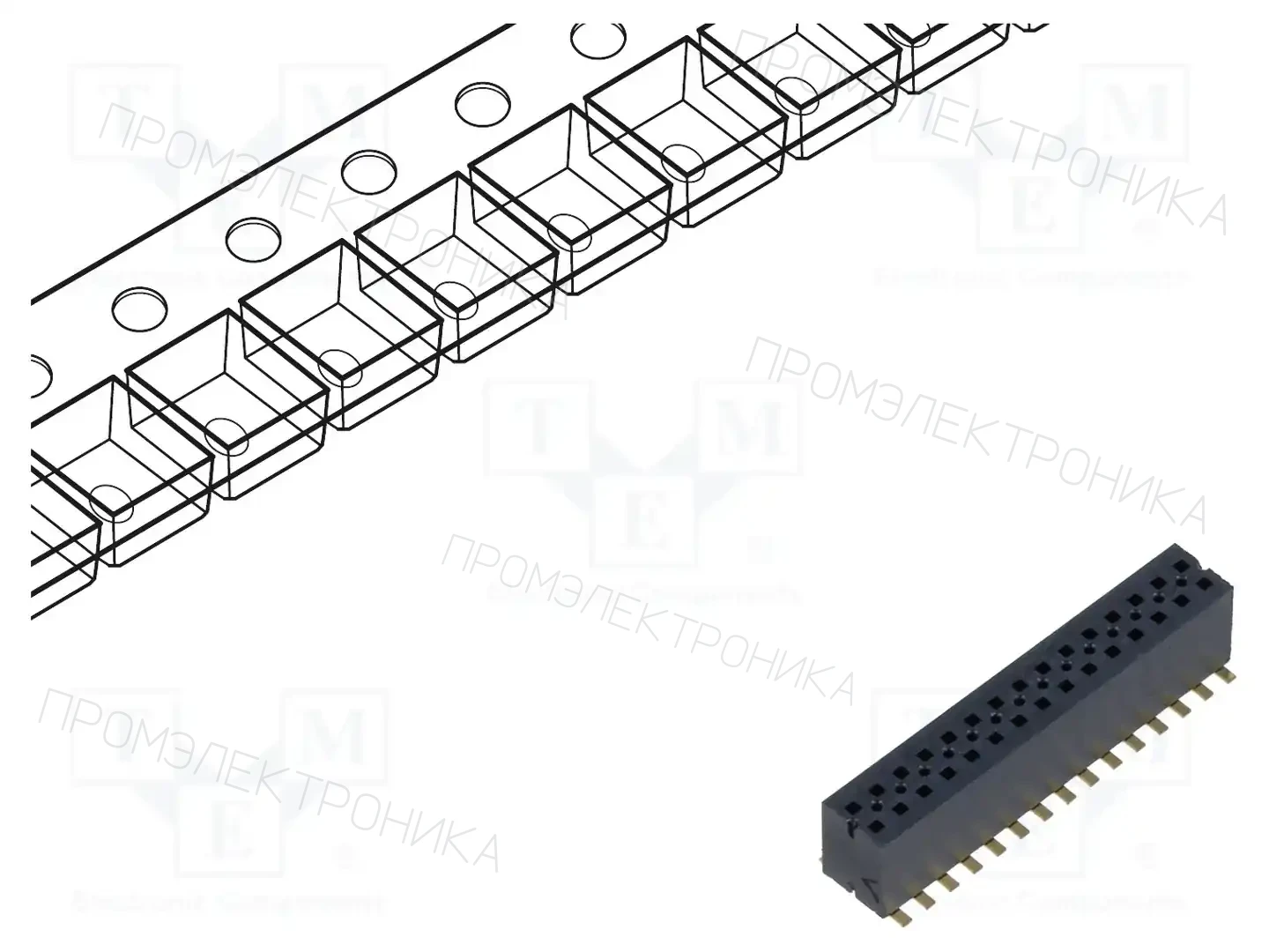 SAMTEC FLE-115-01-G-DV-K-TR — Разъeмы пластина - пластина