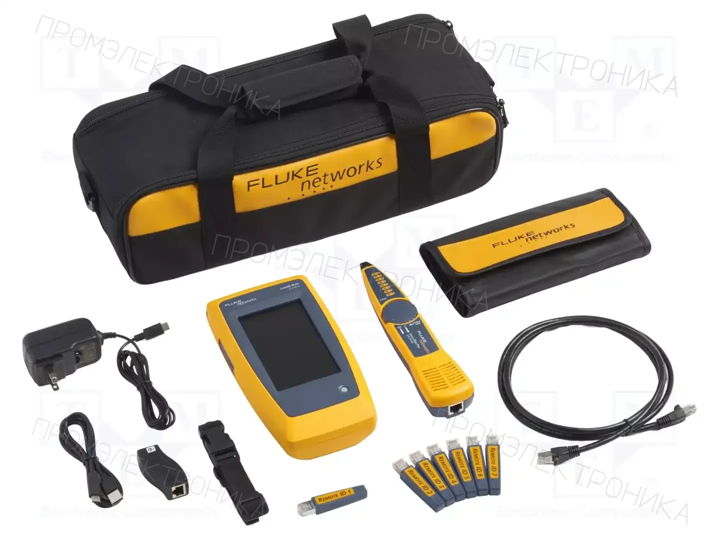 FLUKE NETWORKS LIQ-DUO-KIT-H6-EU — Тестеры компьютерных и телефонных сетей