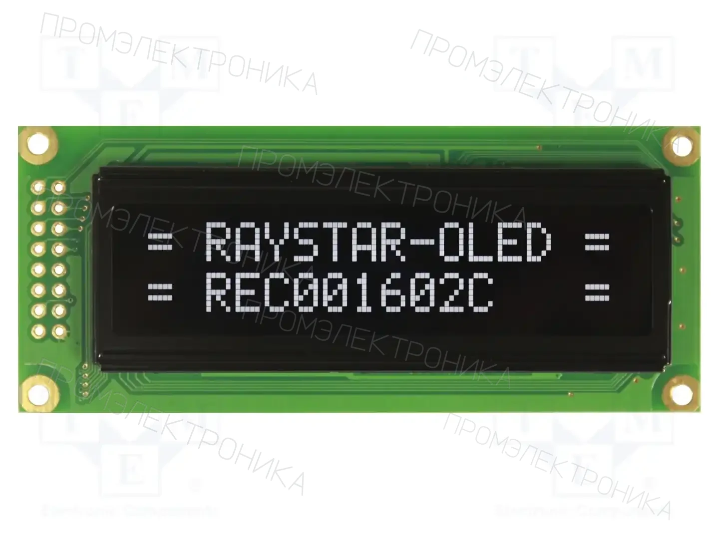 RAYSTAR OPTRONICS REC001602CWPP5N00100 — Дисплеи OLED буквенно-цифровые