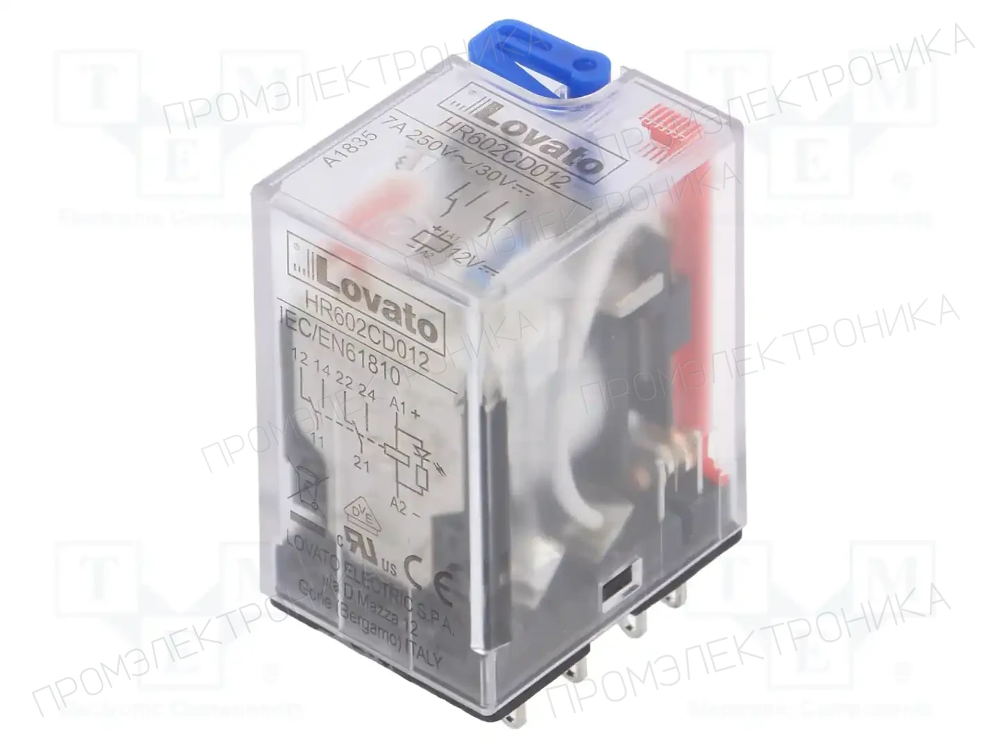 LOVATO ELECTRIC HR602CD012 — Реле электромагн. промышленные