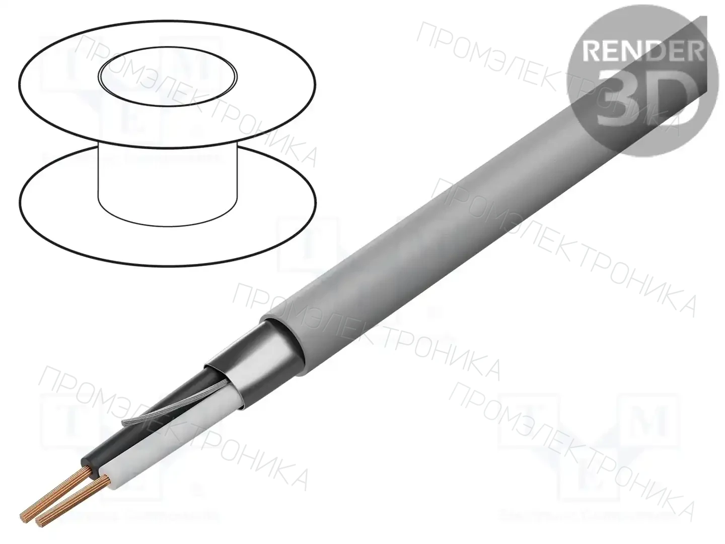 BELDEN 5500FE.00152 — Провода многожильные экранированные