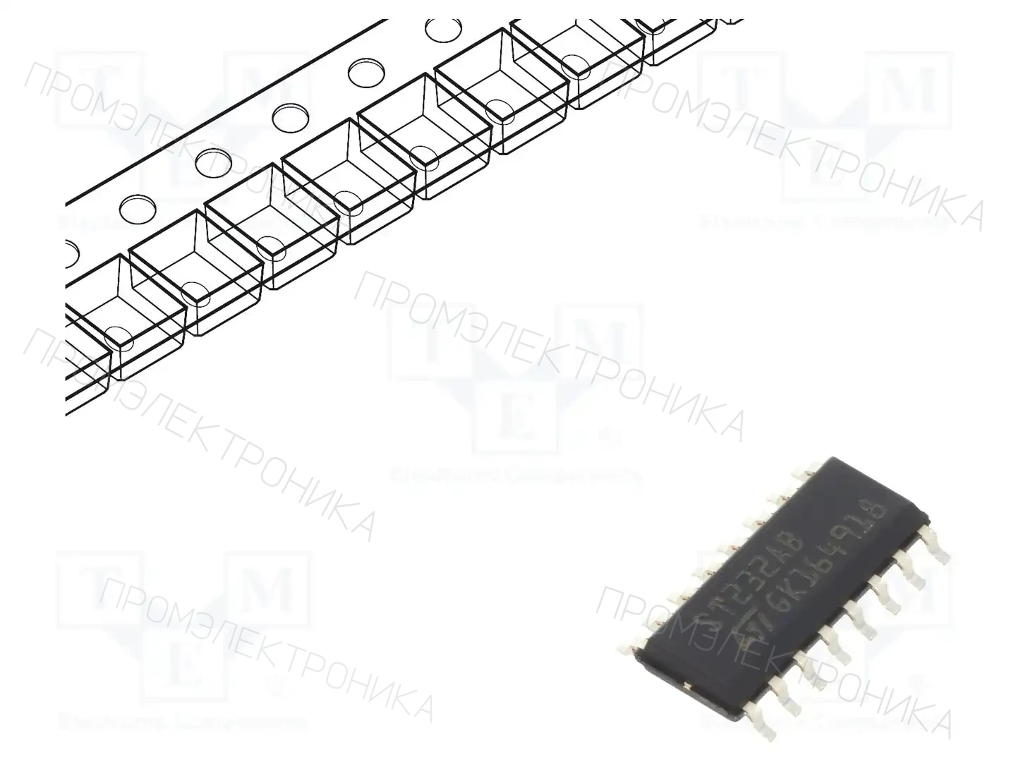 STMicroelectronics ST232ABDR — Микросхемы - RS232 / RS422 / RS485