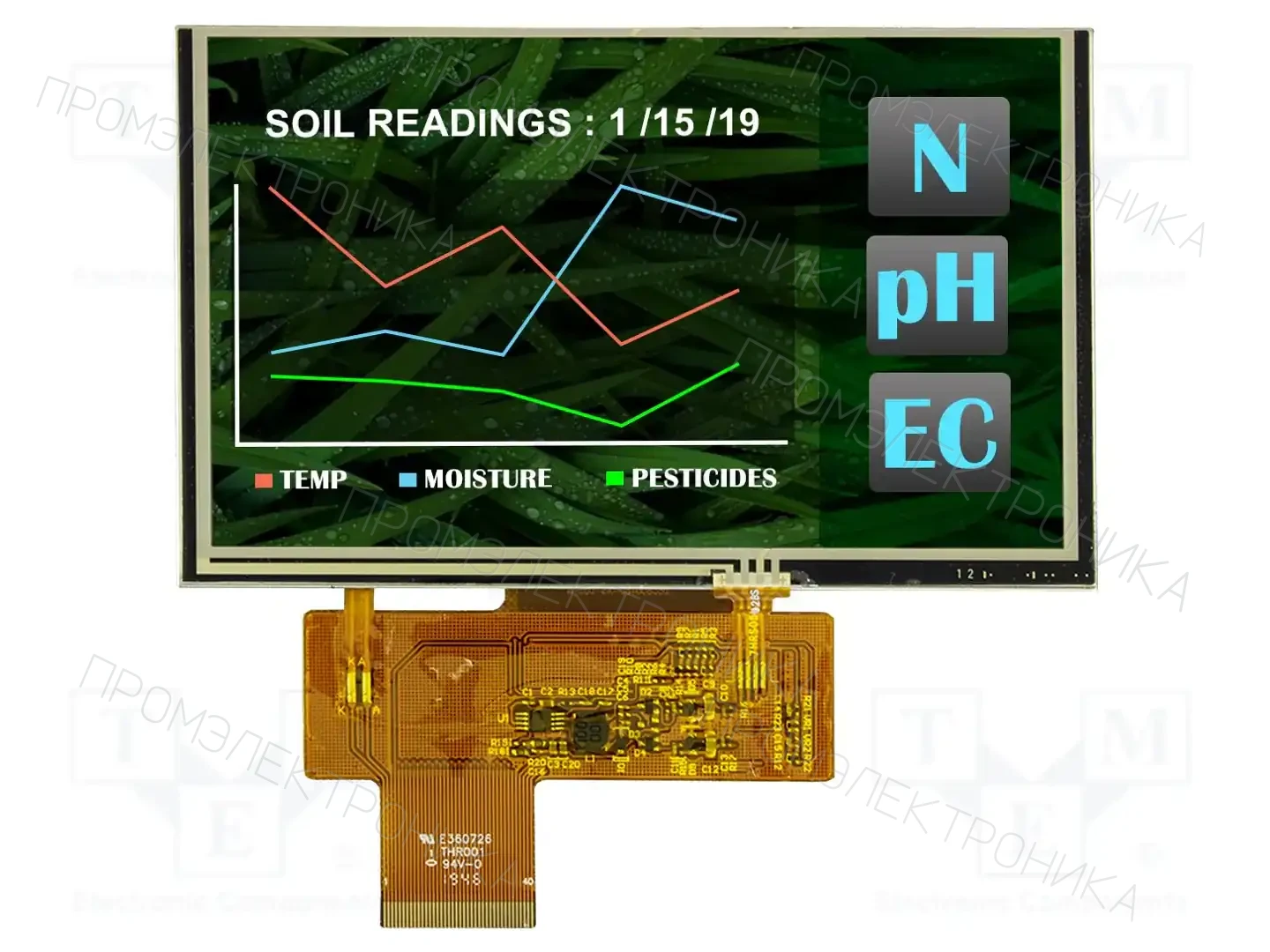 NEWHAVEN DISPLAY INTERNATIONAL NHD-5.0-800480TF-ATXL#-T — Дисплеи TFT