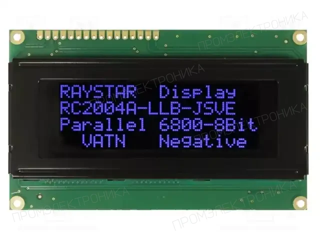 RAYSTAR OPTRONICS RC2004A-LLB-JSVE — Дисплеи LCD буквенно-цифровые