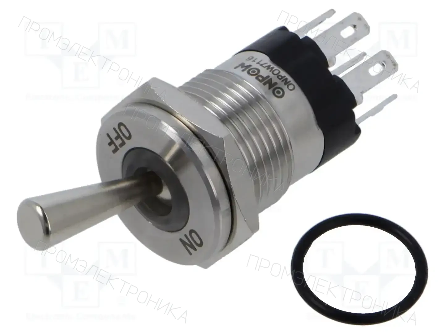 ONPOW ONPOW7116B1-11/2/41RGB/24V/S — Переключатели рычажные 7116B1-11/2/41RGB/24V/S