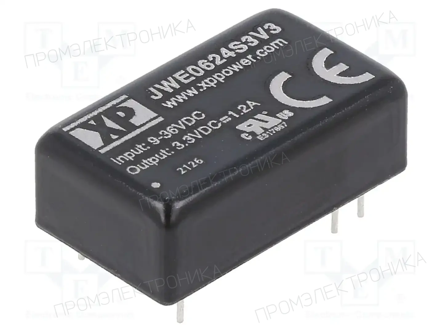 XP POWER JWE0624S3V3 — Преобразователи DC/DC