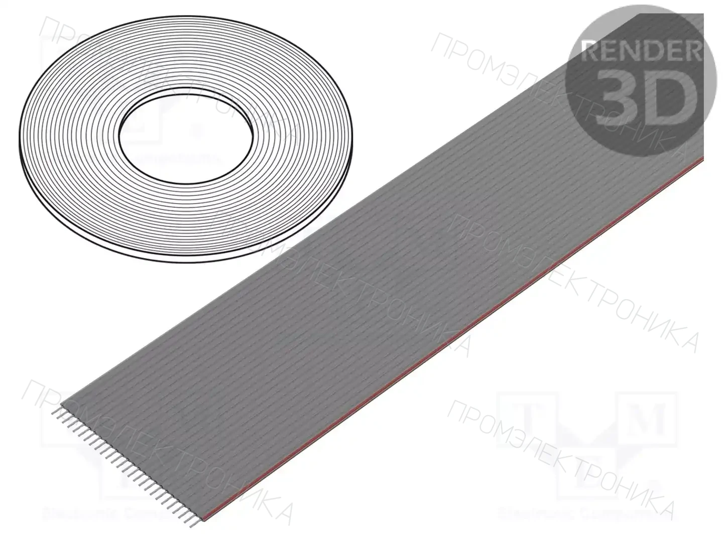 CONNFLY DS1057-26A282R-30.5 — Провода ленточные одноцветные