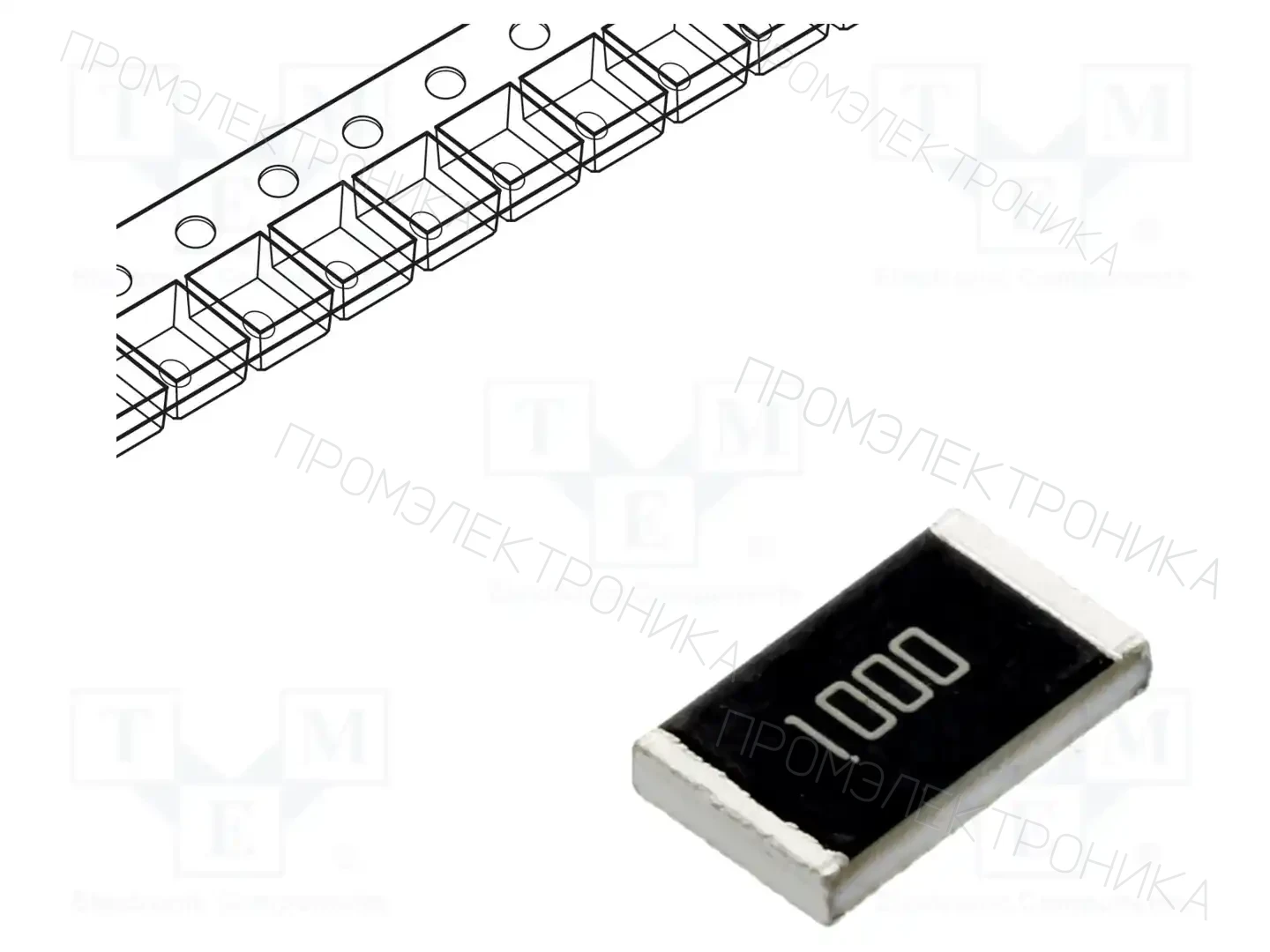 ROYALOHM SP174WF1000T1E — Резисторы SMD