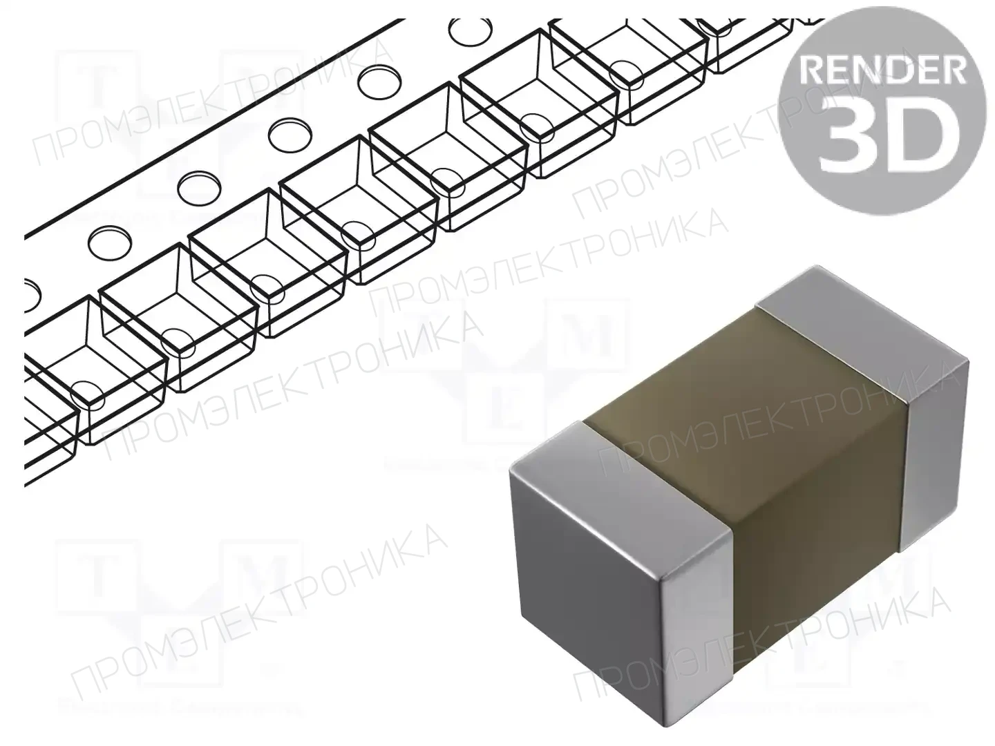 SAMWHA CQ1608C0G102J500NRB — Конденсаторы MLCC SMD