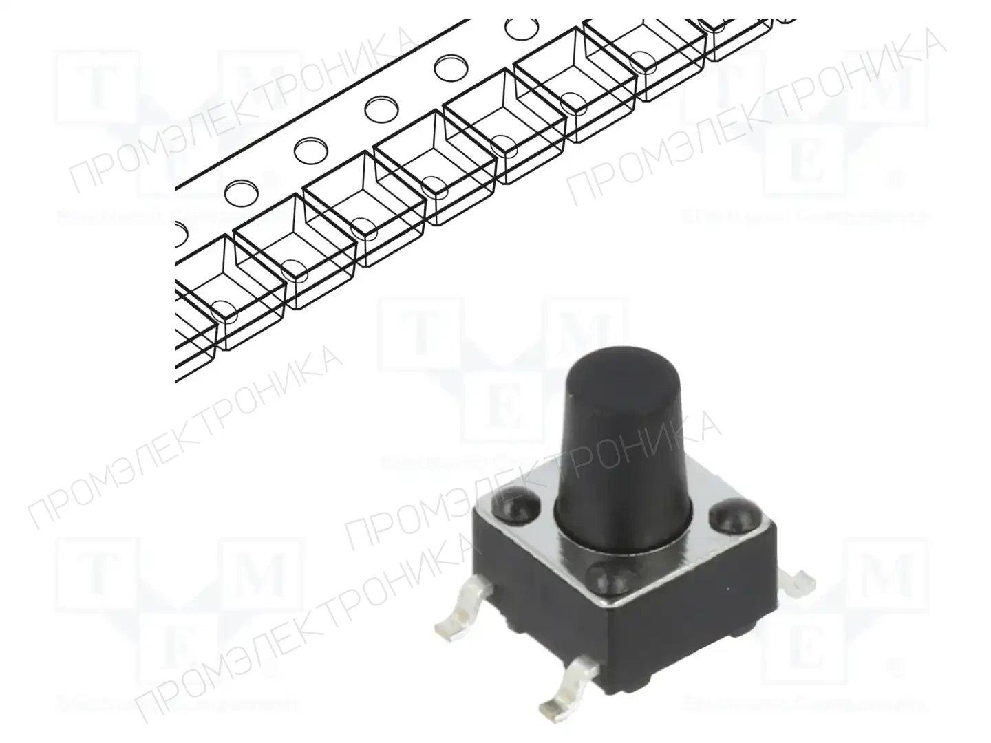 CONNFLY DS1042-03-18KKR16010 — Микропереключатели TACT