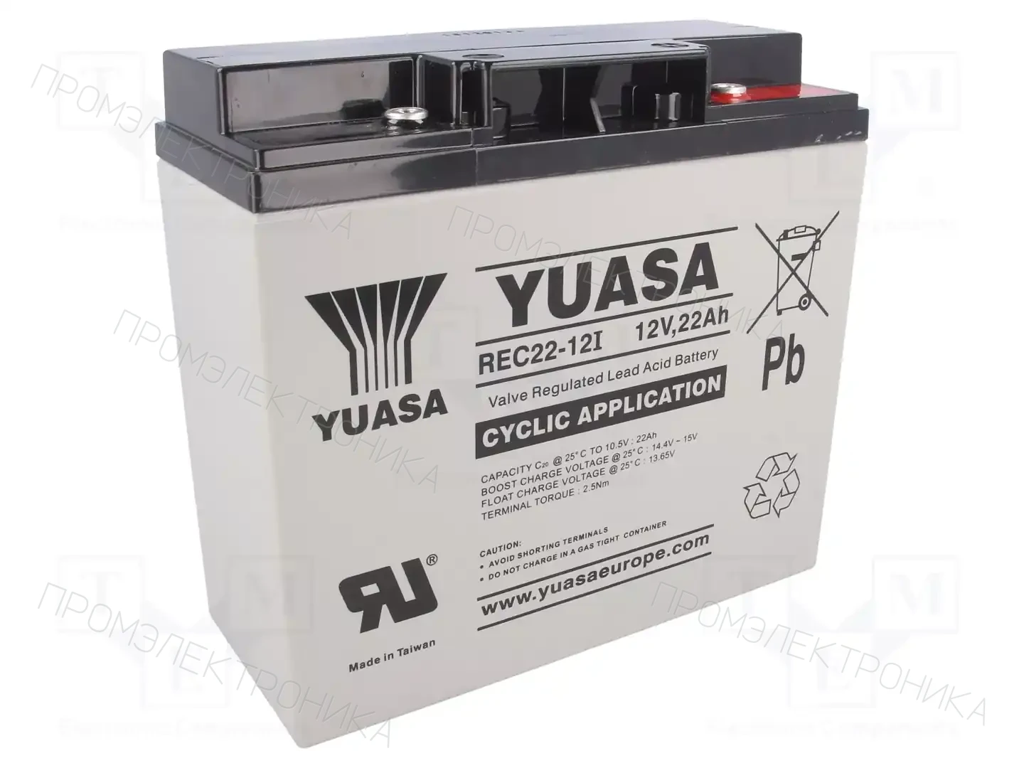 YUASA REC22-12I — Аккумуляторы кислотные