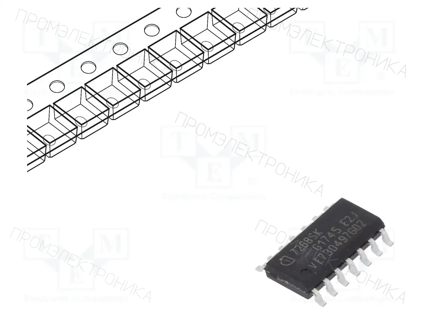 Infineon Technologies TLE7268SKXUMA1 — Микросхемы - интерфейсы осталь