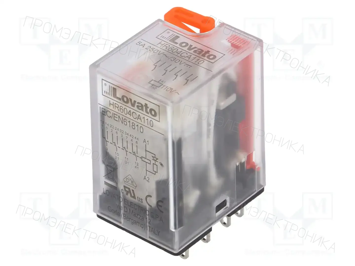 LOVATO ELECTRIC HR604CA110 — Реле электромагн. промышленные