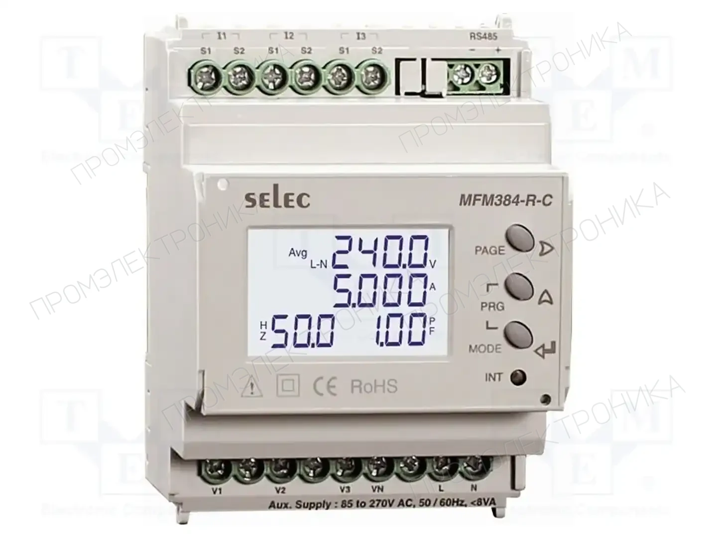 SELEC MFM384-R-C-MID-ROHS — Измерители и анализаторы параметров сети