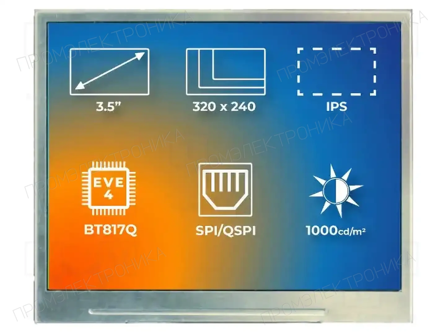 Riverdi SM-RVT35HHBNWN00 — Интеллигентные дисплеи