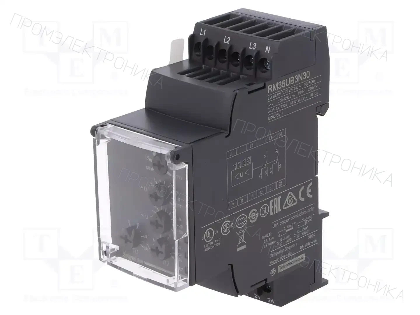 SCHNEIDER ELECTRIC RM35UB3N30 — Контрольные реле