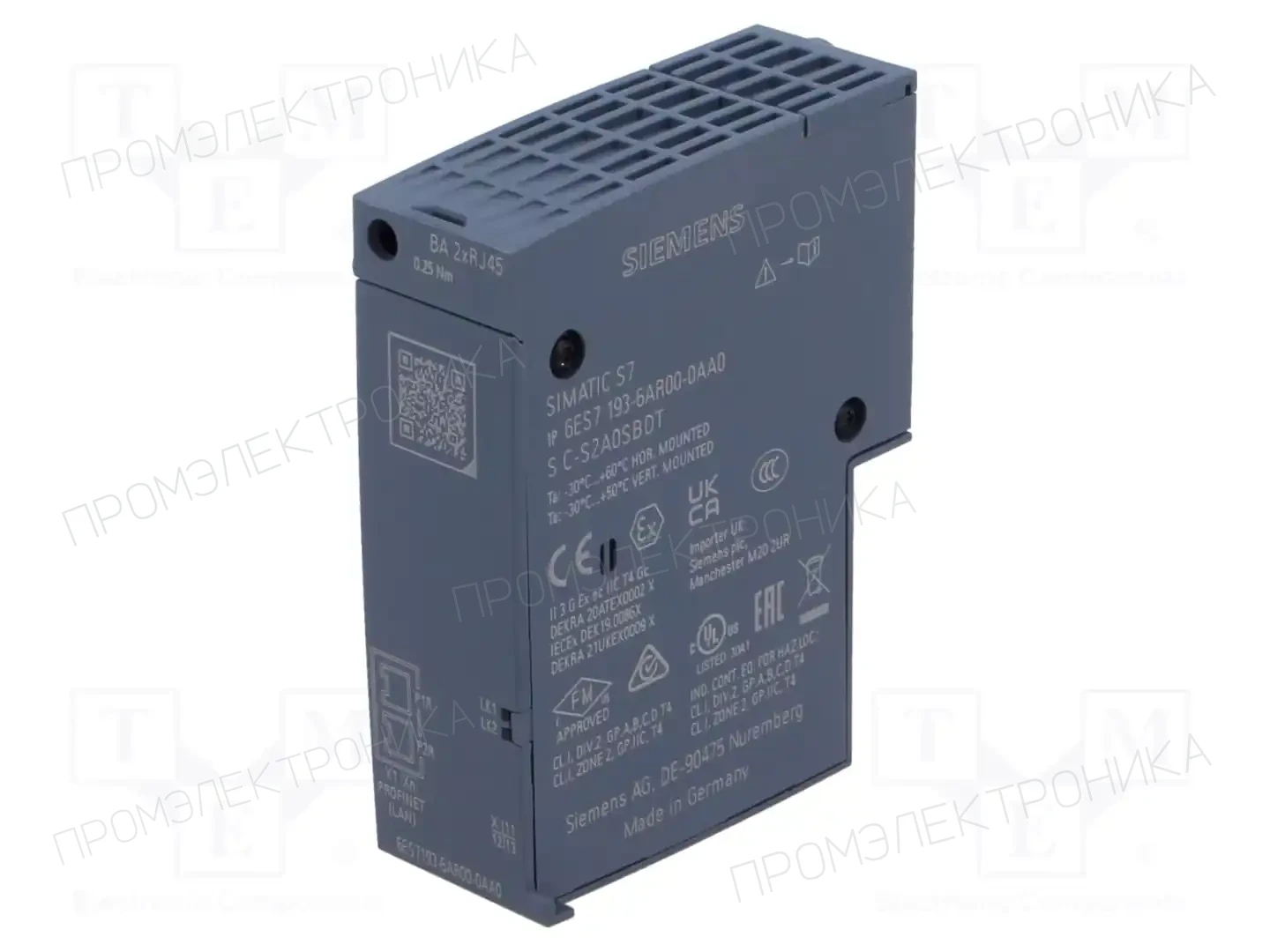 SIEMENS 6ES7193-6AR00-0AA0 — Контроллеры PLC