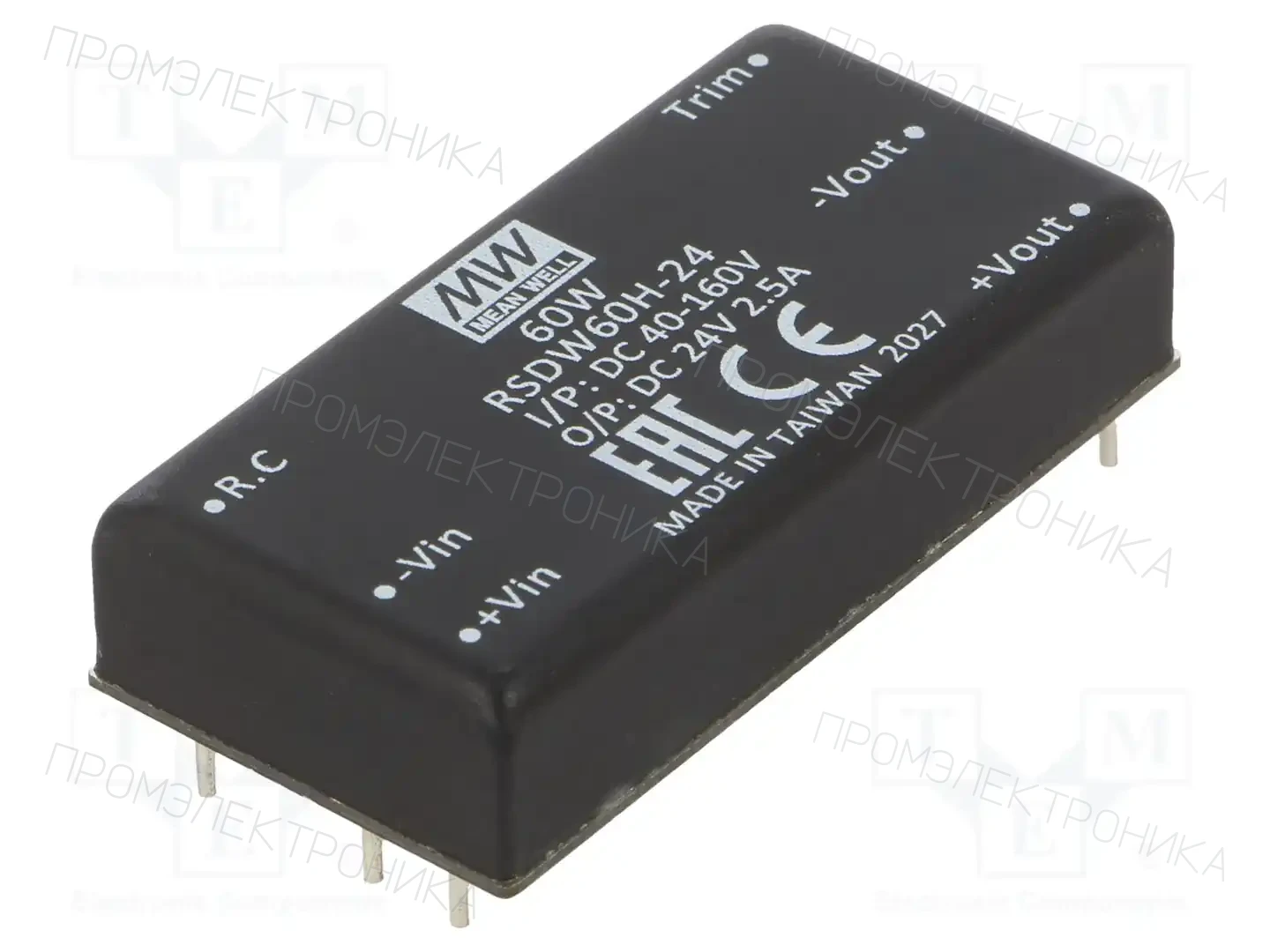 MEAN WELL RSDW60H-24 — Преобразователи DC/DC
